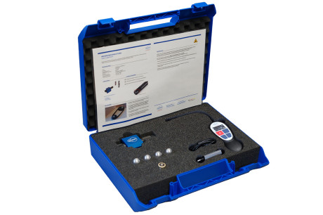 Service Kit für Montage und Wartung der Antriebe: Riemenspannung Messgerät, Ausrichtaser für Keilriemenscheiben